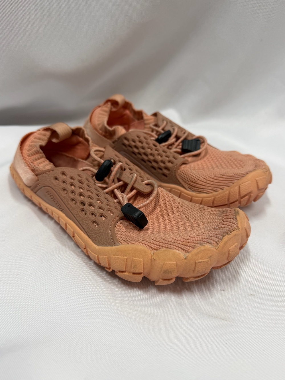 NORTIV 8 | Water Shoes Peach Pink Lightweight Unisex Kids Size 3